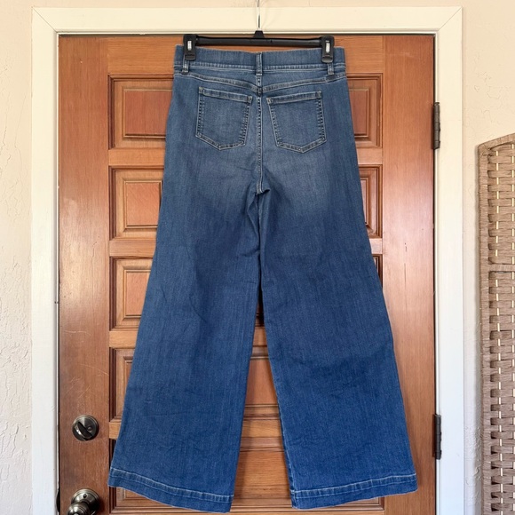 EUC SPANXshape EveryWear pull on wide leg jeans L - Picture 9 of 13